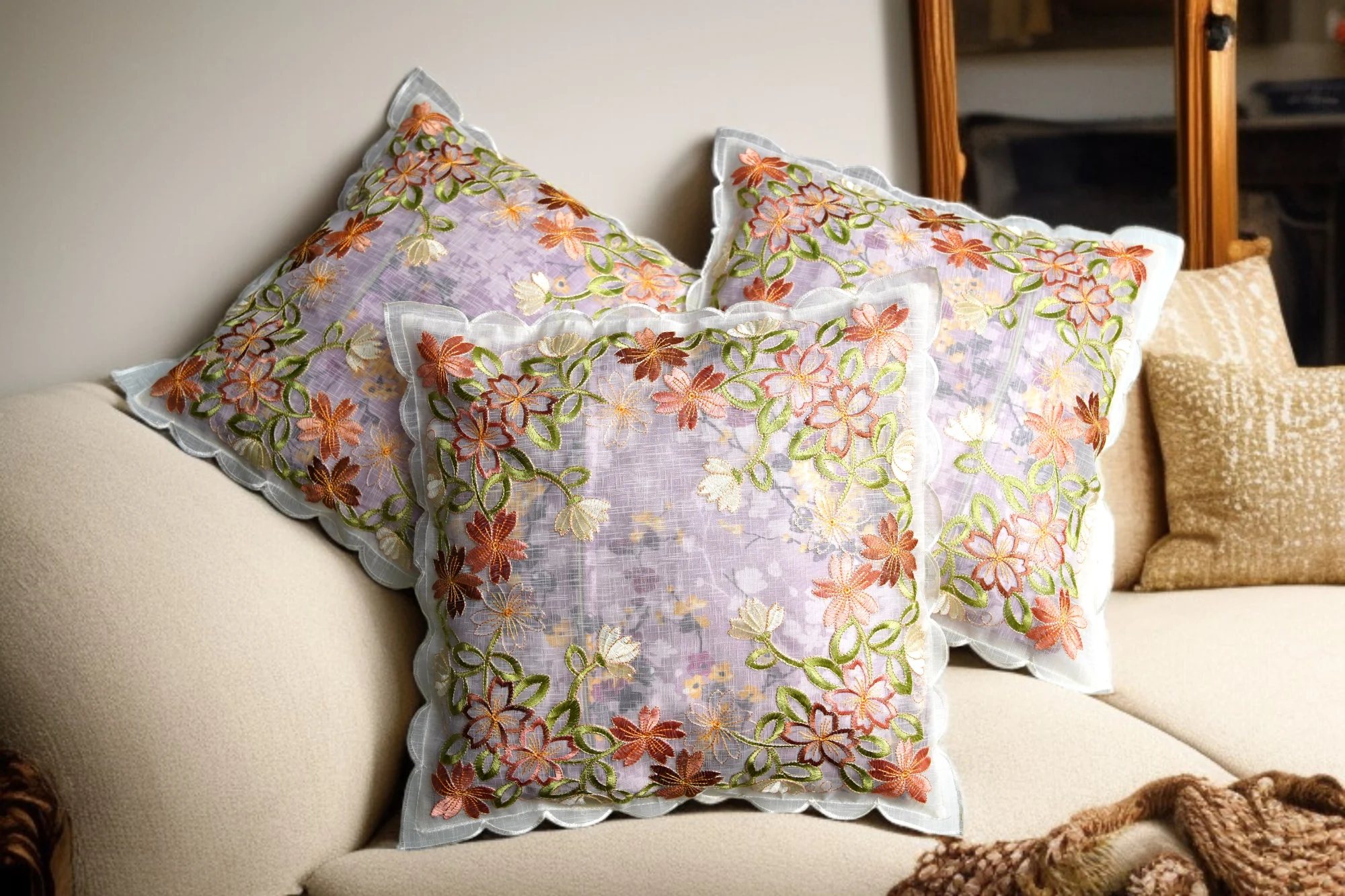 White-Cushion-Cover-with-Floral Embroidered-border